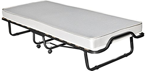 Veraflex 270/80x200 COV Gästebett, 200 x 80 x 39 cm, Metall Rahmen anthrazit, Matratze hellgrau incl. Schutzhülle