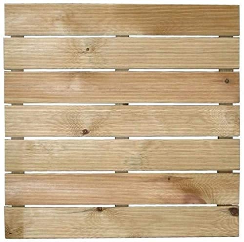 Pedana per doccia 50x50cm - in legno di pino impregnata in autoclace