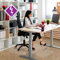 Floortex Bodenschutzmatte | Bürostuhlunterlage computex anti-statik advantagemat | 120 x 90 cm | aus phtalatfreiem Vinyl | transparent | rechteckig mit Lippe | für niederflorige Teppichböden