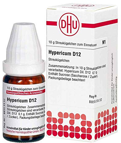 DHU Hypericum D12 Streukügelchen, 10 g Globuli