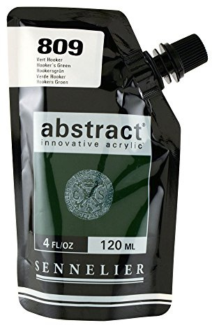 SENNELIER Abstract Innovative Heavy Body Acrylic Paint, 120ml Pouch, Hooker`s Green