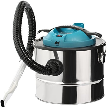 4YourHome Chrome Debris & Ash Collector Bagless HEPA Vacuum Cleaner - 800w