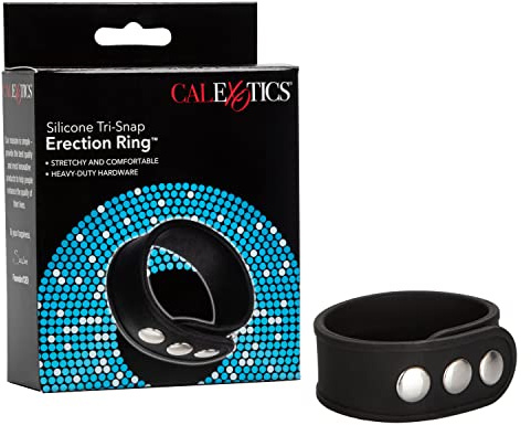 CalExotics Silicone 3-Snap Erection Ring