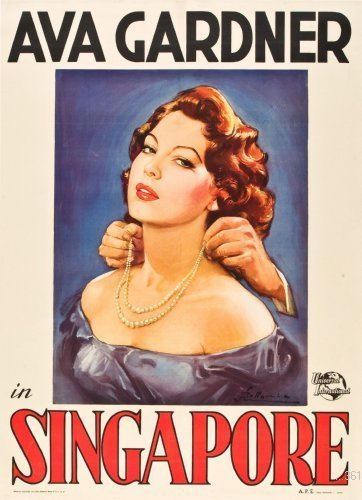 Posters Singapur Film Mini-Poster 28 cm x43cm 11inx17in ava gardner