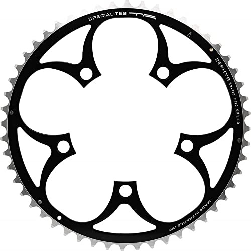 Spécialités TA Zephyr Compact 5-Arm 110pcd 9/10 Speed Chainring, Outer 44t, Black