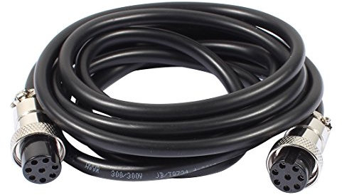 Sourcingmap GX16 8 Pins Double Female Head Aviation Socket Connector Electrical Cable 2m