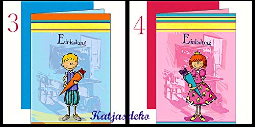 ROTH Einladungskarte ´Mein Schulbeginn´, rot 4028279000787