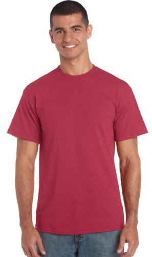 Gildan Heavy Cotton TM Adult T-Shirt S,Rot - Rouge - Bordeaux