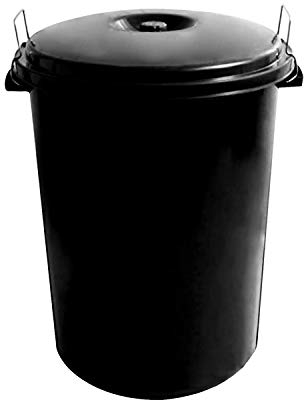 CUBO DE BASURA 100L CON ASAS, IDEAL PARA ESPACIOS COMUNITARIOS, SIN TAPA (se vende por separado)