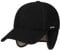 Stetson Vaby Earflap Fullcap mit Kaschmir Herren - Schirmmütze mit Nackenschutz - Baseballmütze mit Ohrenschutz - Wollcap Herbst/Winter - Wintercap schwarz S (54-55 cm)