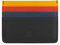 Porta carte di credito colorato in pelle Nappa 6 tasche DUDU Nero
