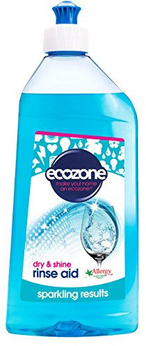 (4 PACK) - Ecozone Dishwasher Rinse Aid | 500ml | 4 PACK - SUPER SAVER - SAVE...