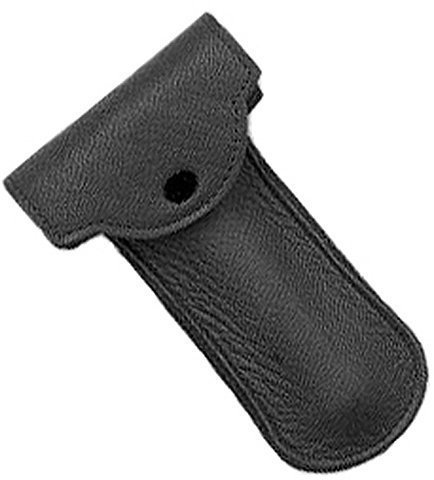 Parker Safety Razor Filz gefüttert echtes Leder zweiseitige Sicherheits-Rasiermesser-Schutz- / Reiseetui Schwarz