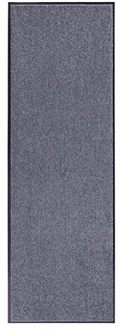 Hanse Home Fußmatte (S-XXL) 60x180cm – 12 Farben – Fussmatte Outdoor Schmutzfangmatte Türmatte Waschbar & Wetterfest rutschfest für Eingangsbereich & Außenbereich – Grau