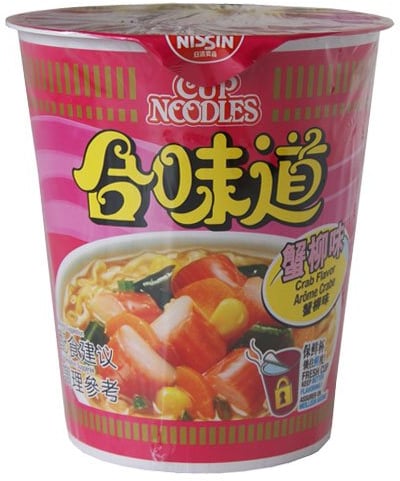 Nissin Crab Flavour Cup Noodle - 24 Cups