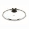 LACOR - 71926 - Tapa De Cristal con Desvaporizador De 26 cm- Transparente