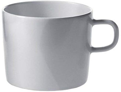 A di Alessi PlateBowlCup Tea Cup, Set of 4, (AJM28/78), White
