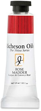Jack Richeson 37-Ml Artist Oil Colors, Rose Madder