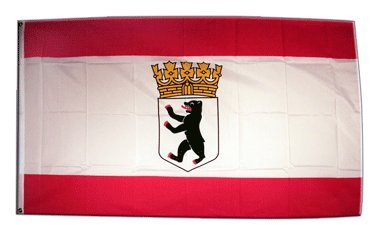 Flagge Deutschland Berlin mit Krone - 60 x 90 cm