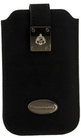Commander 12302 Black Series Case für Apple iPhone 3G/3GS/4/4S Größe M Velvet schwarz