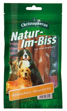 Allco Christopherus Hähnchenkausticks Kausnack 12x70g für Hunde