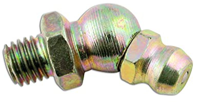 Connect 31235 Schmiernippel, 6,4 mm / 1/4 Zoll UNF (Feingewinde), Zollgewinde, 45°-Winkel, 50 Stück