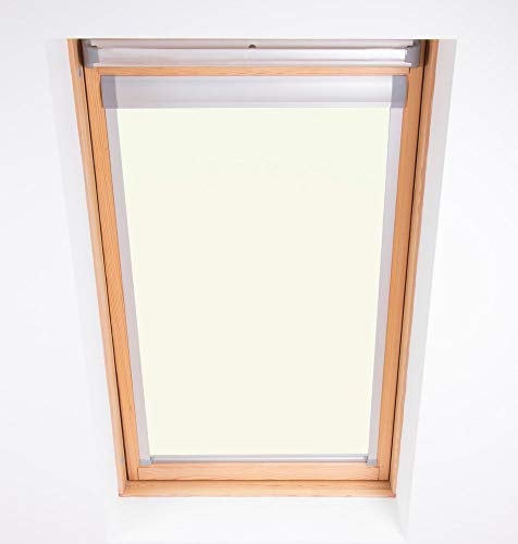 Bloque tragaluz Estor P10 para Velux Ventanas de Techo Blockout, Color Blanco
