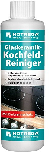 HOTREGA Glaskeramik Kochfeld Reiniger Herdplatte mühelos reinigen Herd Reiniger Herdplattenreiniger 250ml