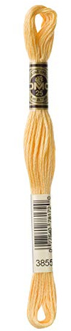 DMG Plaid Cotton Thread, Variegated for Stitching, 8 Metres