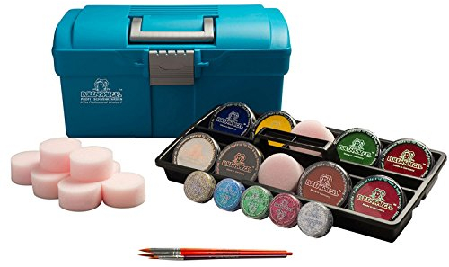 Eulenspiegel 299555 - Schminkkoffer Outdoor, Schminkset, Karneval, Mottoparty, Halloween