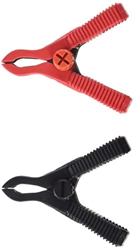 Bosch Terminal Clamps for Battery Chargers - Original Quality Spare Part - Battery Clamps Compatible with Various Bosch C-Line Chargers - 2.2 x 5.1 x 7.5 cm - 0189999110