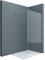 doporro Luxus Duschwand für Dusche Duschabtrennung 70x200cm Walk-In Dusche 8mm ESG-Sicherheitsglas Klarglas inkl. Nanobeschichtung Bremen01K