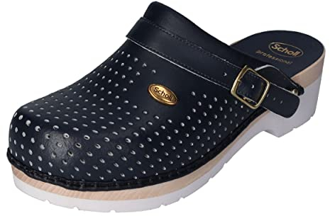 Scholl Clog Supercomfort, Zoccoli Sanitari Medicali Unisex - Adulto, Blue Navy, 40 EU