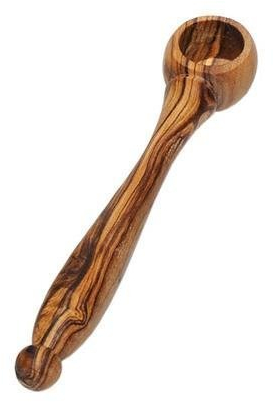 Olivenholz Dosier Löffel Dosierlöffel Dosierer Salzlöffel Gewürzlöffel Besteck ca. 11 cm mit schöner Maserung Unikate aus Oliven Holz Naturprodukt