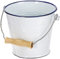 Ibili Cubo Blanco 14 CMS, Stainless Steel, 35.5 x 18 x 20 cm