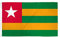 AZ FLAG - Bandera Togo - 90x60 cm - Bandera Togolesa 100% Poliéster Con Ojales de Metal integrados - 50g - Colores Vivos Y Resistente A La Decoloración