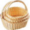 3er Set Geschenkkörbe, Natur, Vollweide, Korb zum Schenken, ideal für Geburtstage, Firmenjubiläen, Ostern und vieles mehr