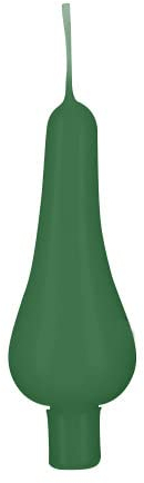 Baumkerzen Pariser Lichte Fairway Grün 9 x 3 cm 10 Stück, Weihnachtsbaumkerzen
