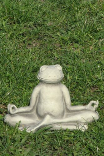 Vidroflor Yoga-Frosch, Steinguss