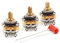 CTS 3 Potentiometer 250K A250K Logarithmisches Audio Kurzwelle 450GT Serie + Kondensator Sprague Orange Drop 0,022 uF 0,022 uF 223 für Bass oder E-Gitarre