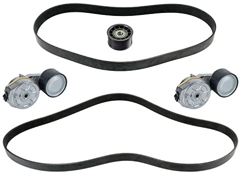 febi bilstein 40184 Auxiliary Belt Kit with belt tensioner and guide pulley, pack of one