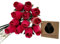 The Original Wooden Rose Valentinstag alle roten Blumenstrauß (1 Dutzend)