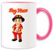Personalisiertes Geschenk – Feuerwehrmann mit Feuerlöscher Tasse (Karriere Design Thema, Farbe Optionen) – alle Nachricht/Name auf Ihre einzigartige Tasse – rot Uniform, keramik, rose