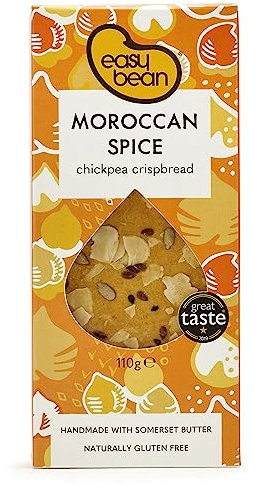 EASY BEAN - Moroccan Spice Chickpea Crispbread, 110g