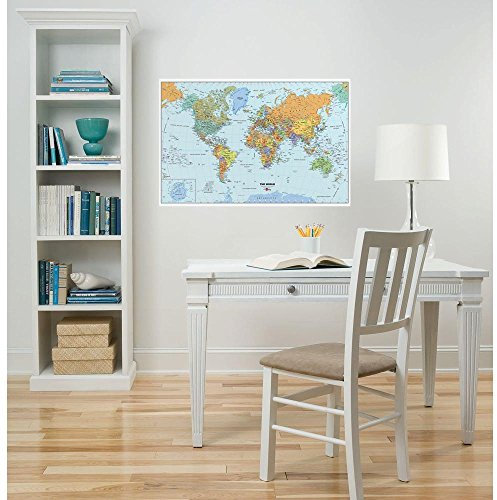 WPXWPE99074 - WallPops World Dry Erase Map Decal