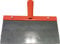 Kerbl Stoßscharre 50 cm (Eisstößer Metall, Federstahl 1 mm, Schaber ohne Stiel, Betonscharre), Schwarz