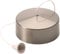 Brushed Steel Covered Bathroom Ceiling Light Pull Switch With Cord