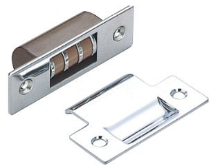 Lampe, magnetischer Rollenriegel (für Einbautür) Der, chrom/braun 51040