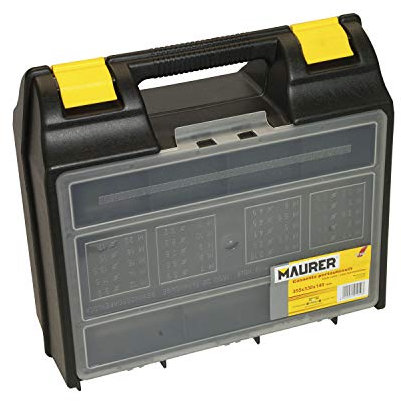 Maurer 91959 Valigetta Portautensili in Polipropilene, 36X32X14 cm, Giallo/Nero