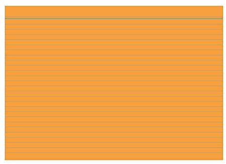 RNKVERLAG 115086 - Karteikarten liniert 5 mm orange, DIN A8, 1 Packung à 100 Karten